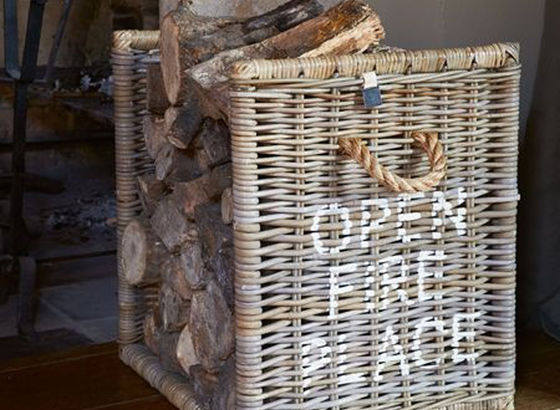 Cesta in vimini - Edelweiss - Nuove Sensazioni - Casa Design