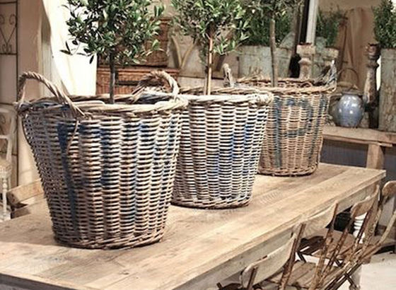 Cesta in vimini - Edelweiss - Nuove Sensazioni - Casa Design